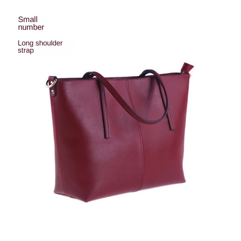 Leather High Capacity Tote Bag