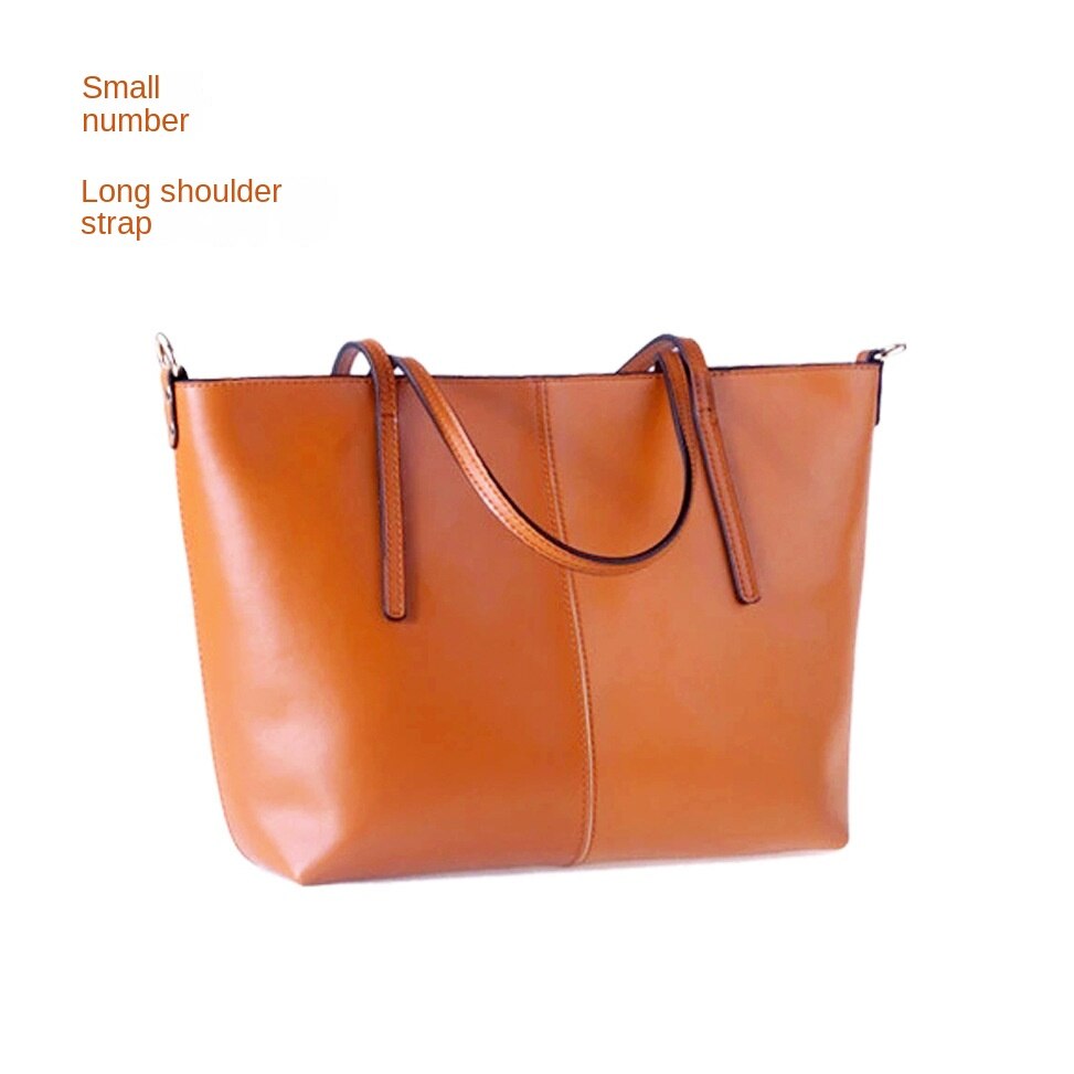 Leather High Capacity Tote Bag