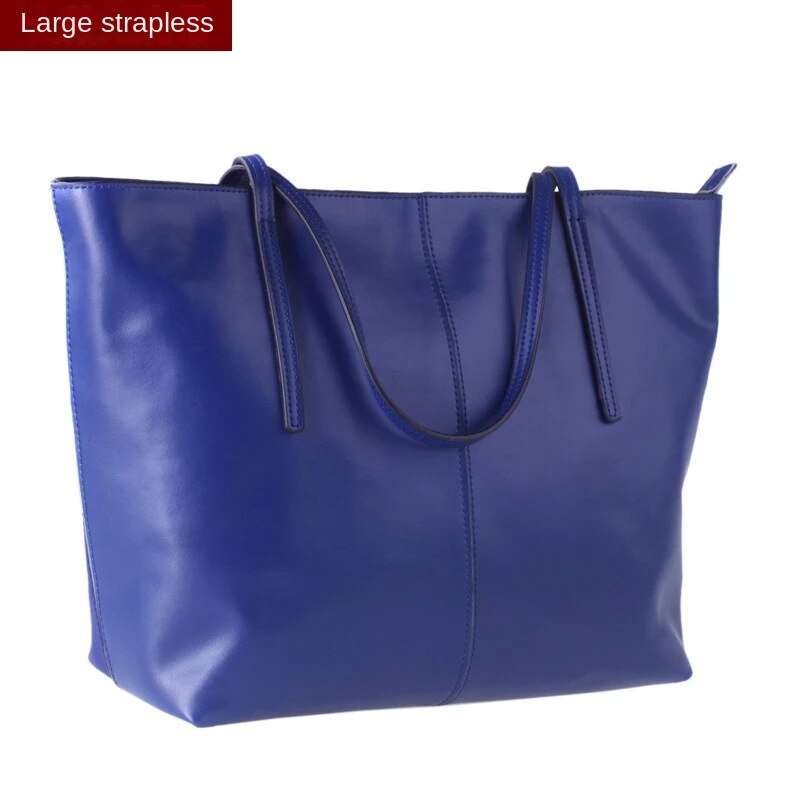 Leather High Capacity Tote Bag