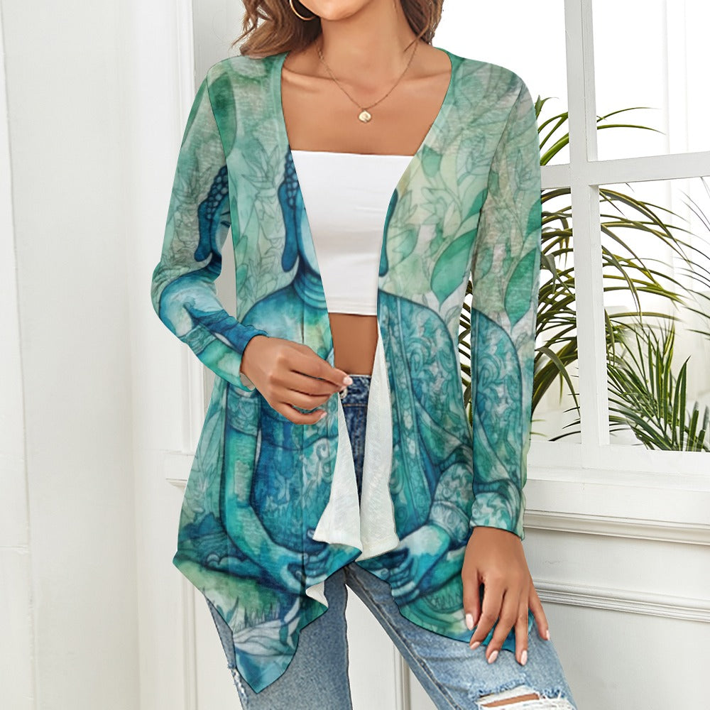 Wrap yourself in style with our Original Graphic Print Lightweight Knit Cardigan! Our vibrant print adds a pop of color to any outfit, while the lightweight knit keeps you comfortably cozy. Perfect for any occasion, this cardigan is a must-have addition to your wardrobe.