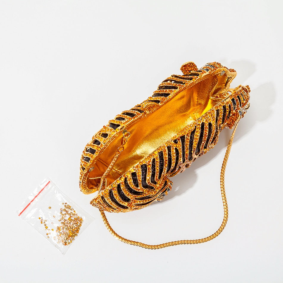 Tiger Clutch Handbag