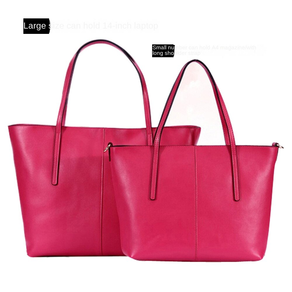 Leather High Capacity Tote Bag