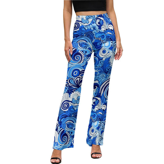 Original Graphic Print Flare Leg Pants