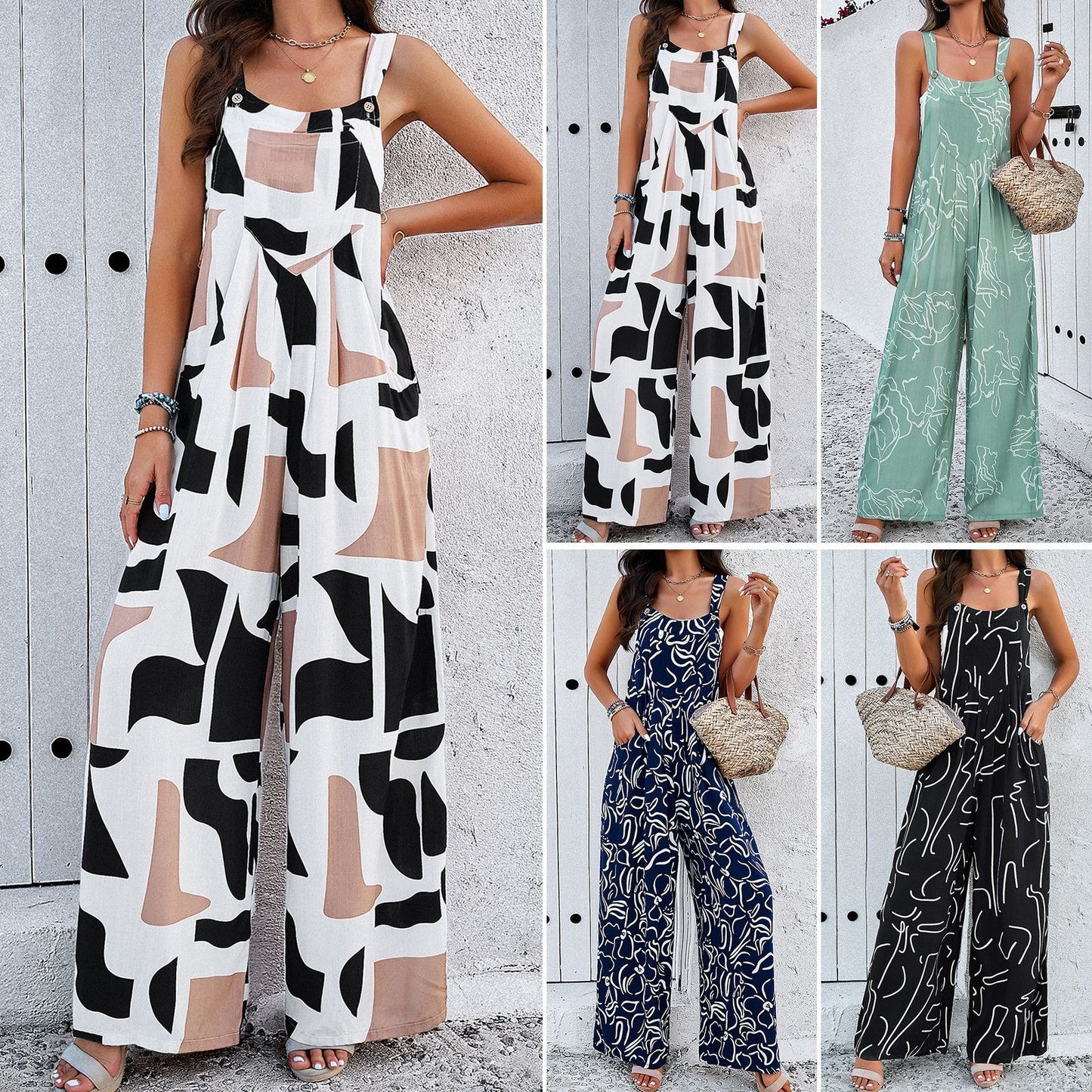 Elevate your style with our bold Women's Wide Leg Bib Style Overalls! Made from high-quality fabric, these overalls come in 4 unique prints to choose from. Perfect for any occasion, these overalls provide a comfortable fit and versatile look. Upgrade your wardrobe today!