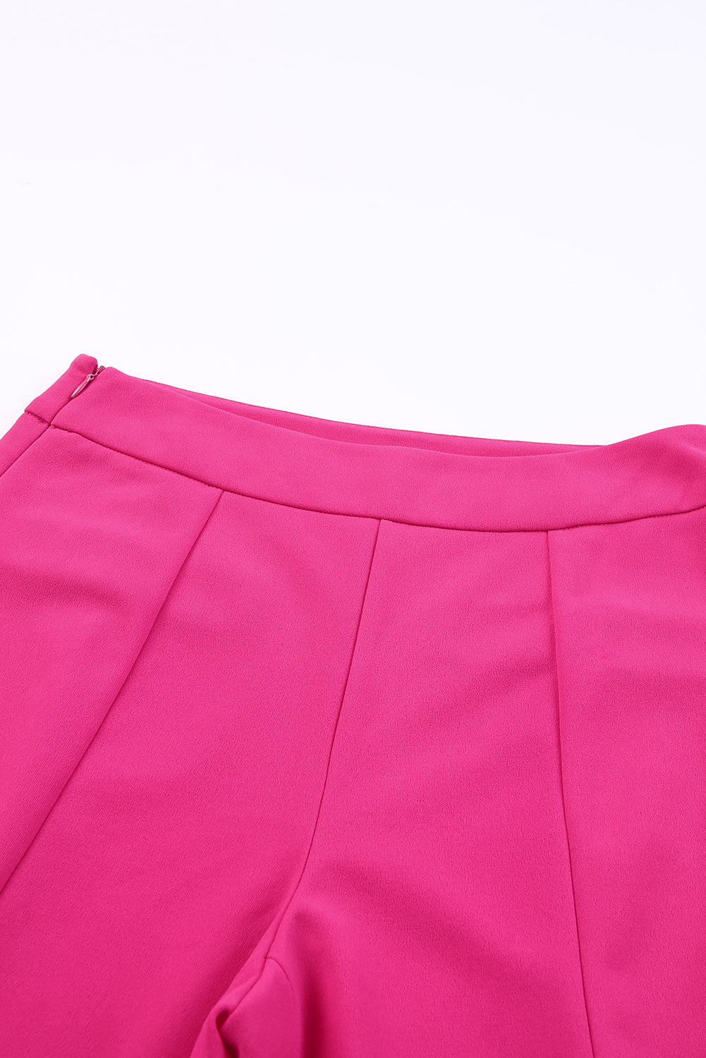 Beautiful Pink Split Hem High Waist Pants - Thread Harbor Clothing Company