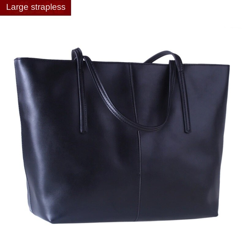 Leather High Capacity Tote Bag