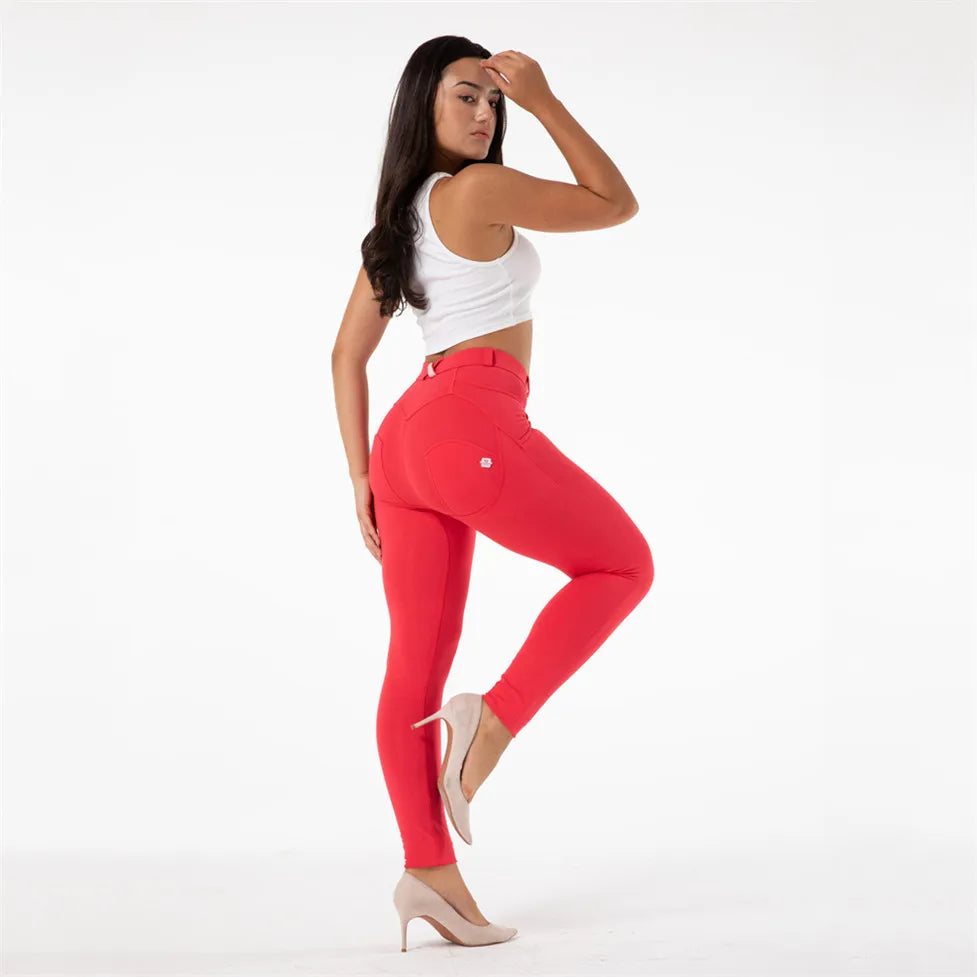 Unlock your full potential with our Red Mid Rise Stretchy Workout Leggings! Made with high-quality stretch material, these leggings provide maximum comfort and flexibility for your intense workout sessions. The vibrant red color adds a bold and powerful touch to your gym look. Elevate your performance and style with these must-have leggings.