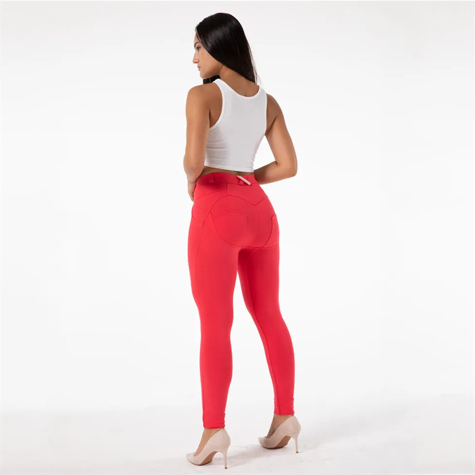 Unlock your full potential with our Red Mid Rise Stretchy Workout Leggings! Made with high-quality stretch material, these leggings provide maximum comfort and flexibility for your intense workout sessions. The vibrant red color adds a bold and powerful touch to your gym look. Elevate your performance and style with these must-have leggings.