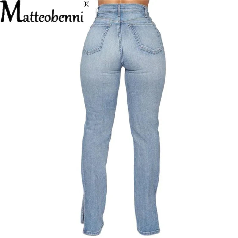 Loose Fit Boot Cut Denim Jeans