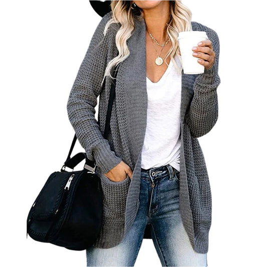 Classic Casual Long Sleeve Cardigan - Thread Harbor Clothing Company