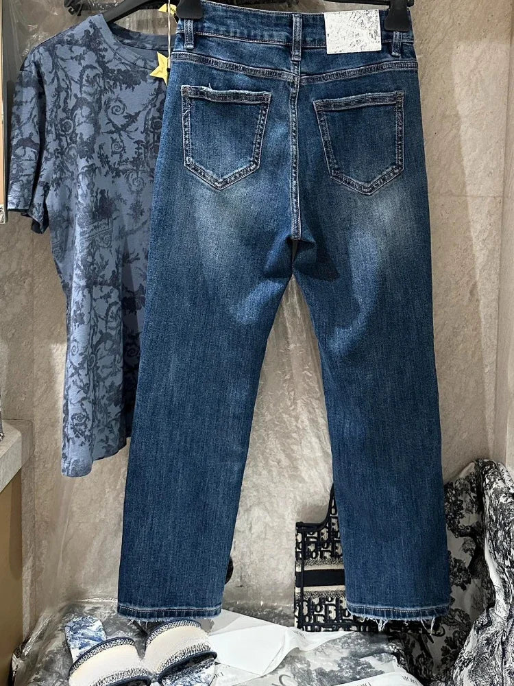 Premium Straight Leg Denim Jeans