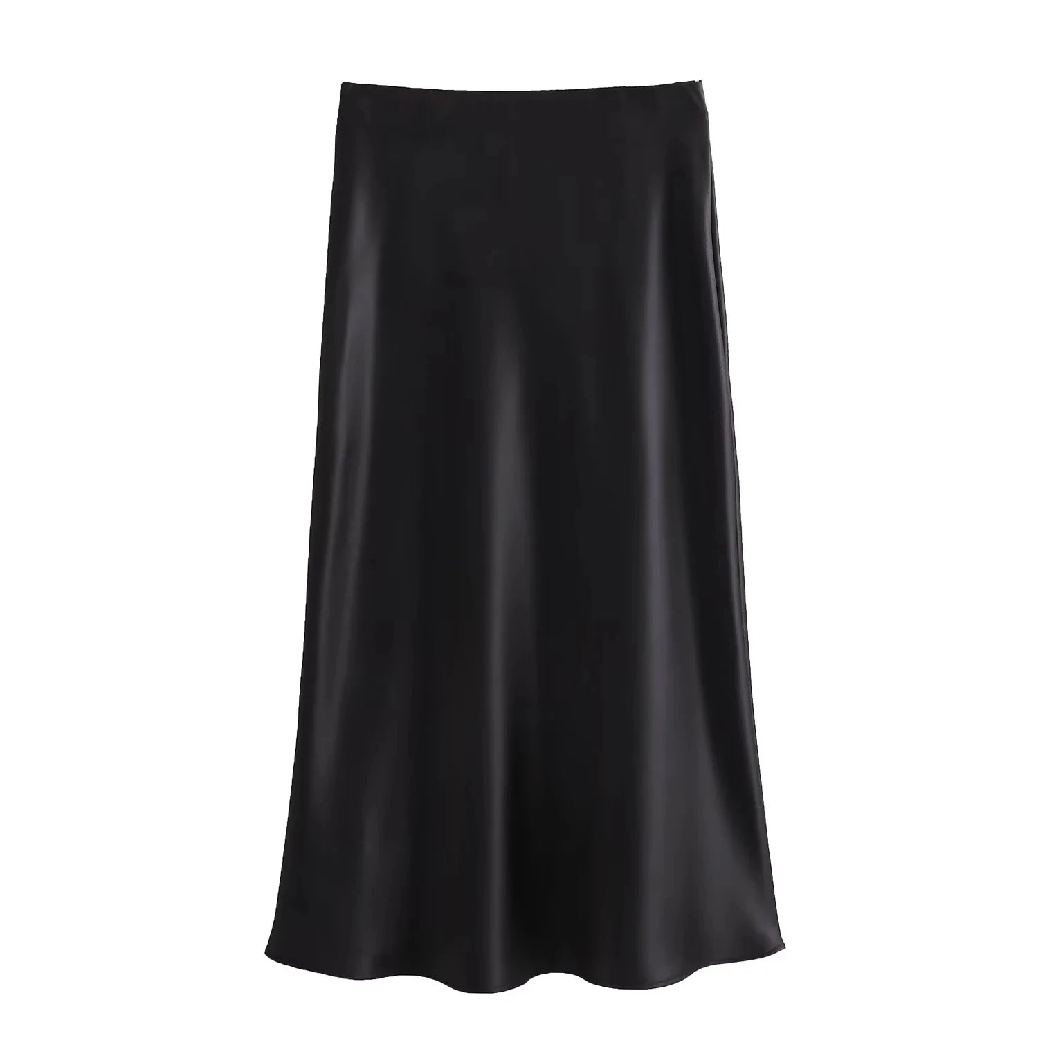 Get ready to elevate your style with our Women's Elastic Waist Mid Length Casual Satin Skirt! Made from high-quality satin, this skirt offers a comfortable and flattering fit with its elastic waistband. Perfect for any casual occasion, it's a must-have addition to your wardrobe.