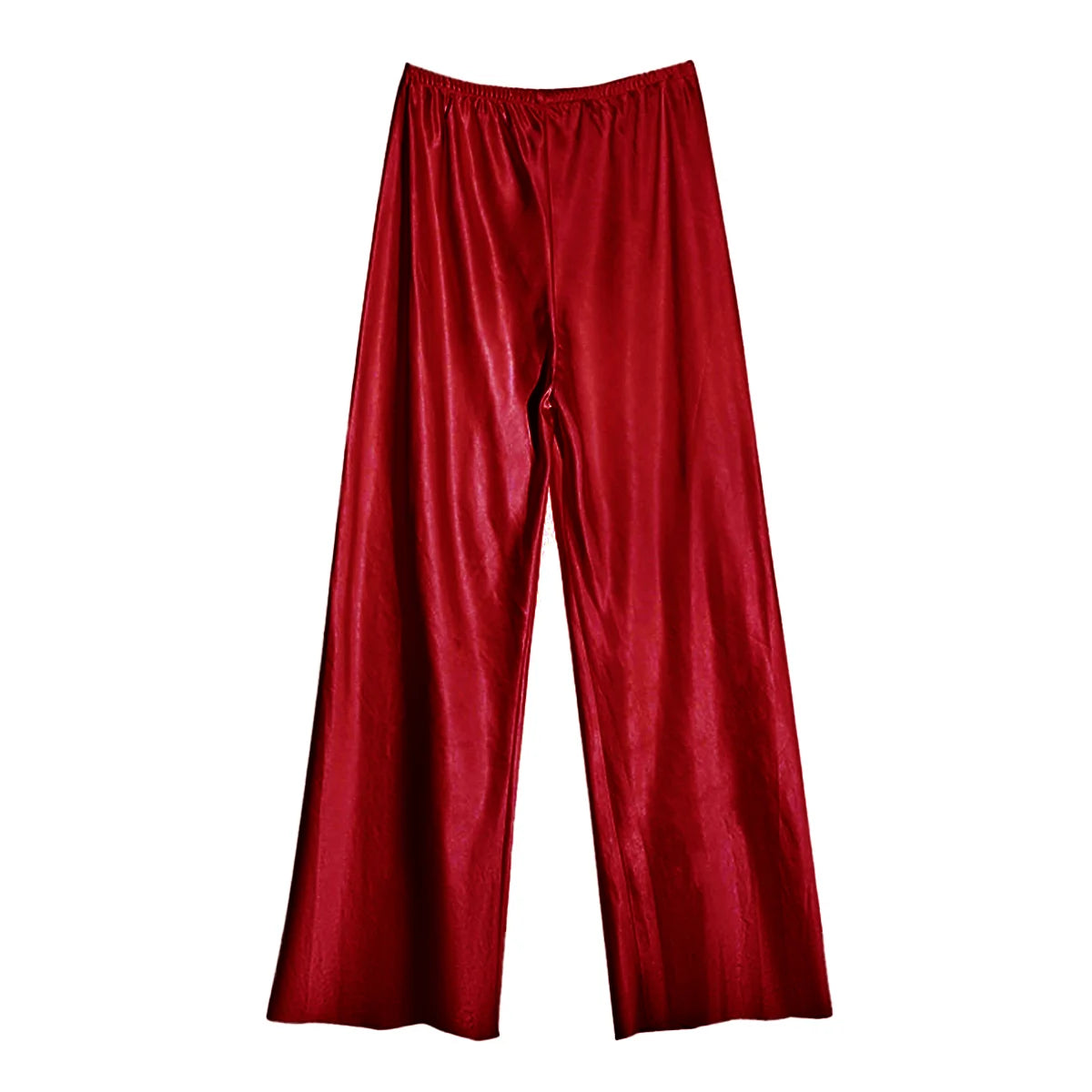 Introducing our Casual Long Wide Leg Elastic Waist Satin Trousers! Perfect for any casual occasion, these trousers offer comfort and style with its elastic waistband and wide leg design. Elevate your wardrobe with this must-have piece!