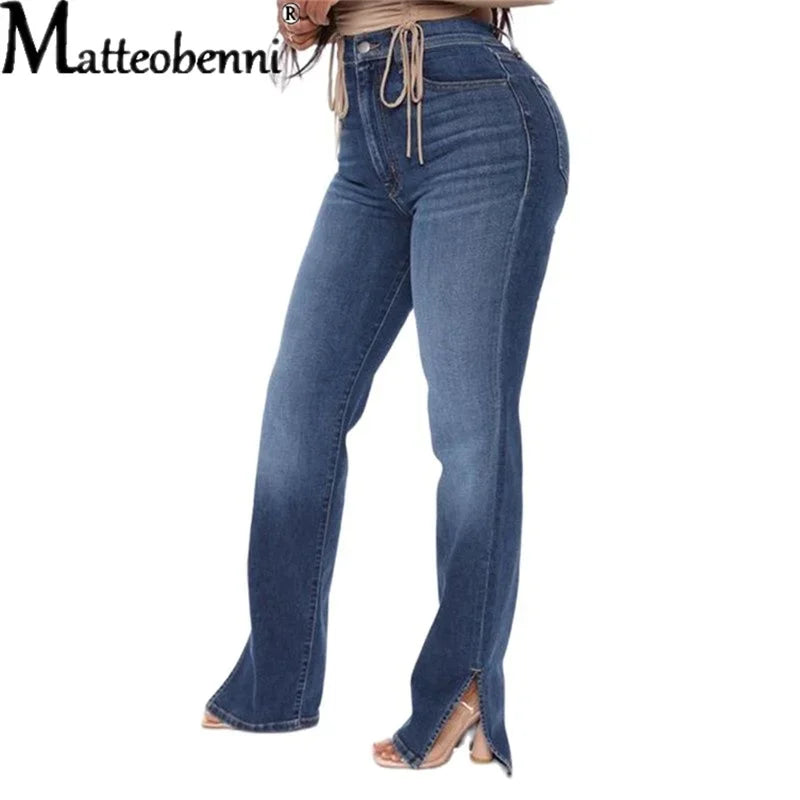 Loose Fit Boot Cut Denim Jeans