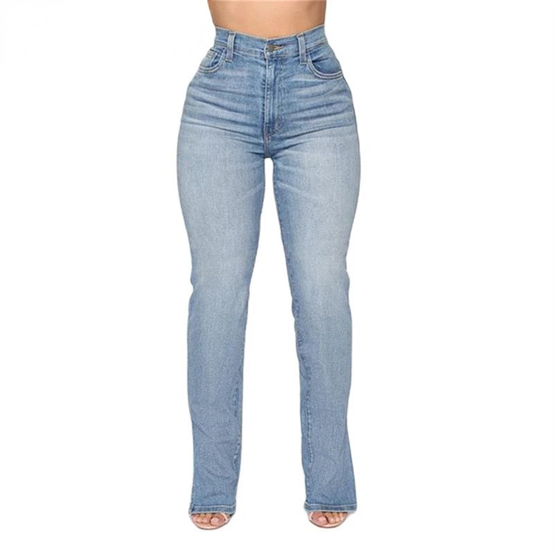 Elevate your style with our Loose Fit Boot Cut Denim Jeans! Perfect for any occasion, these jeans provide a comfortable, relaxed fit while still flattering your figure. With a classic boot cut silhouette, these jeans are a versatile and stylish addition to your wardrobe. Upgrade your denim game today!