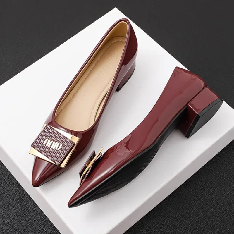 Fashionable Classy Loafer Slip-On Flat Heels