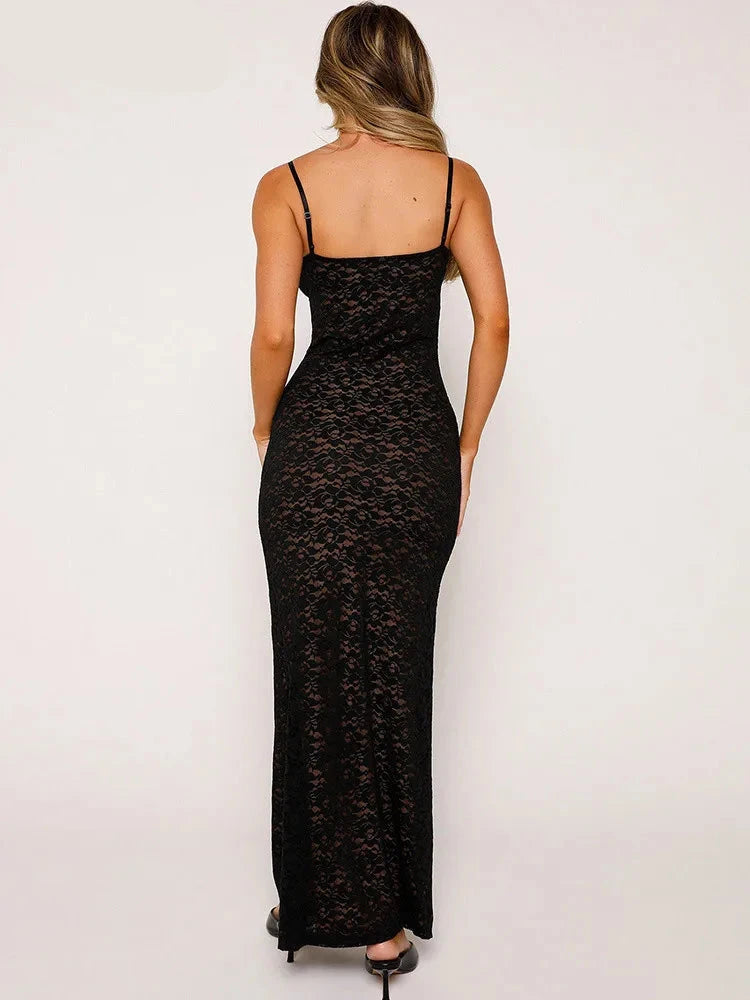 Bare back, in Black