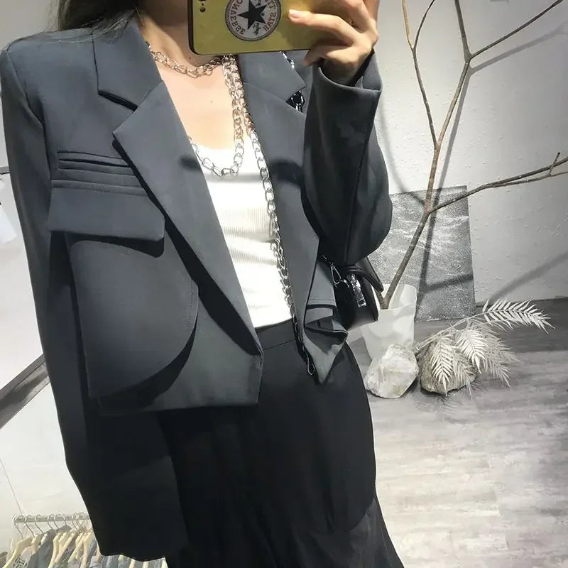 Cropped Fashionable Blazer