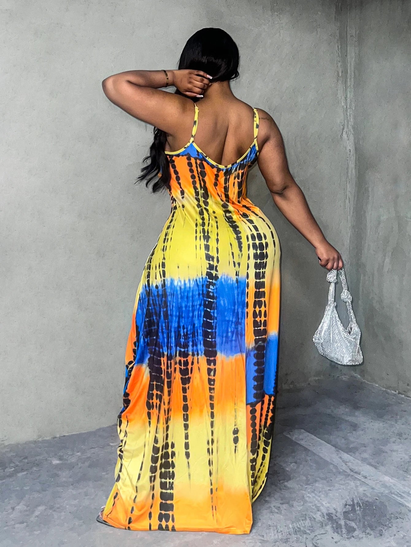 Elevate your style with our Plus Size Tie Dye Tank Maxi Dress! Designed for sizes 2XL-5XL, this dress features a gorgeous tie dye pattern and a flattering tank top silhouette. Perfect for any occasion, this dress will make you feel confident and stylish. Embrace your curves and stand out from the crowd with this must-have piece!