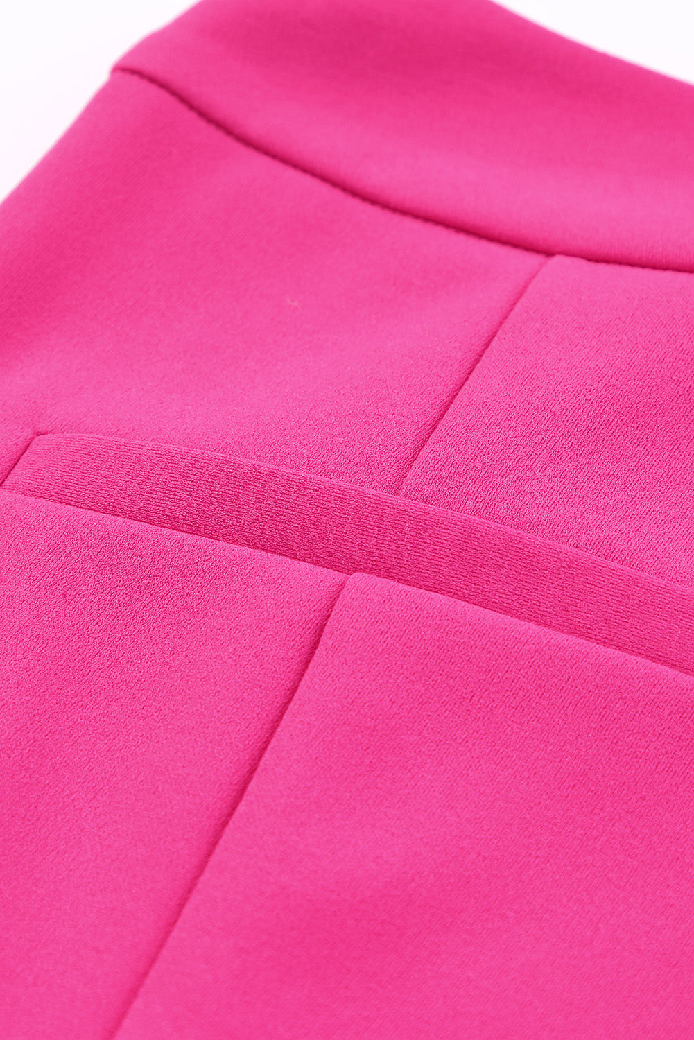 Beautiful Pink Split Hem High Waist Pants - Thread Harbor Clothing Company