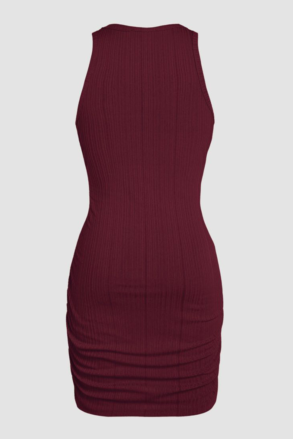 Sexy Red Dahlia Sleeveless Bodycon Dress