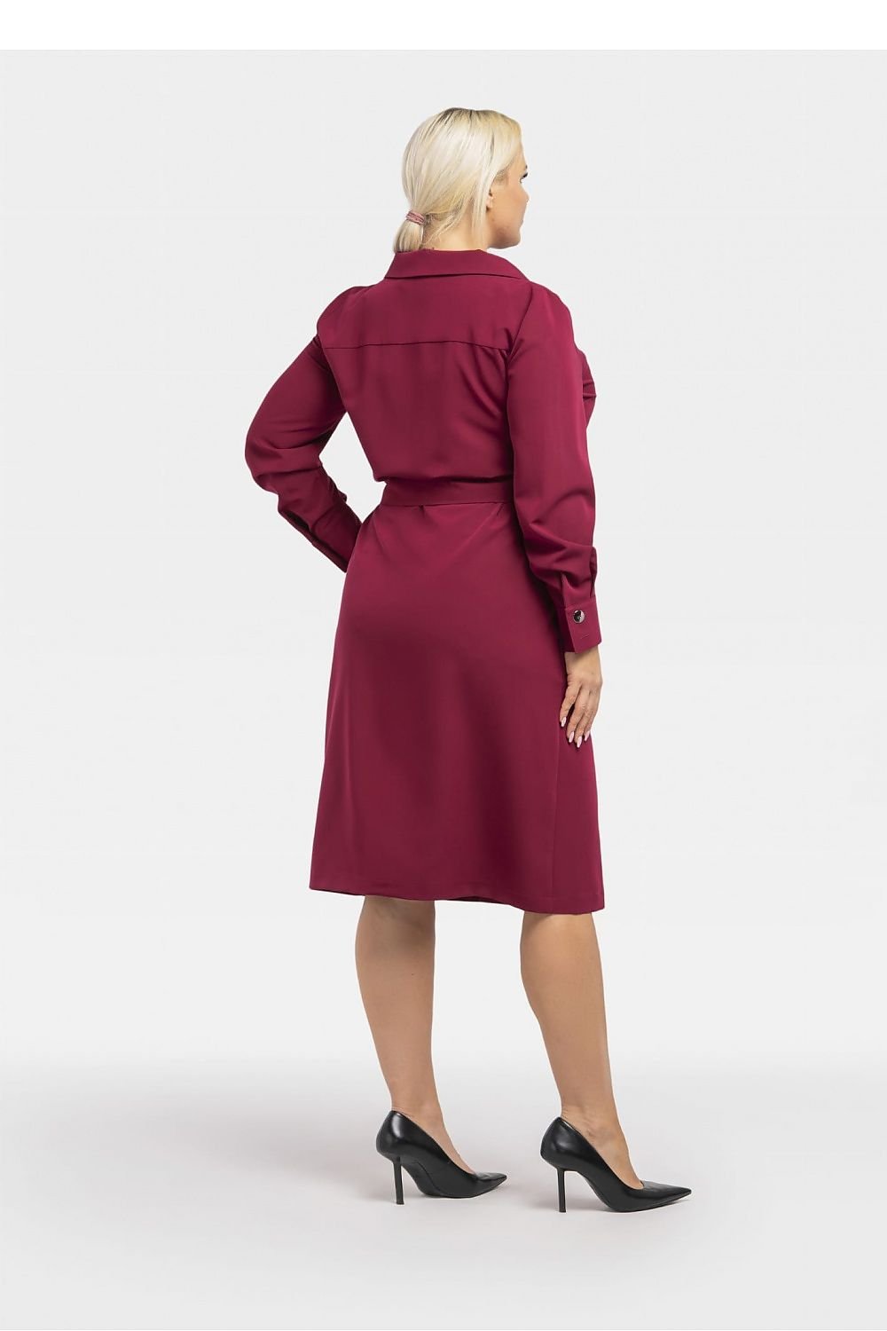 Elevate your style with our Ladies Plus Size Belted Button Down Dress! This versatile dress features a flattering belted waist and button down front, perfect for any occasion. Step into confidence and embrace your curves with this must-have addition to your wardrobe.