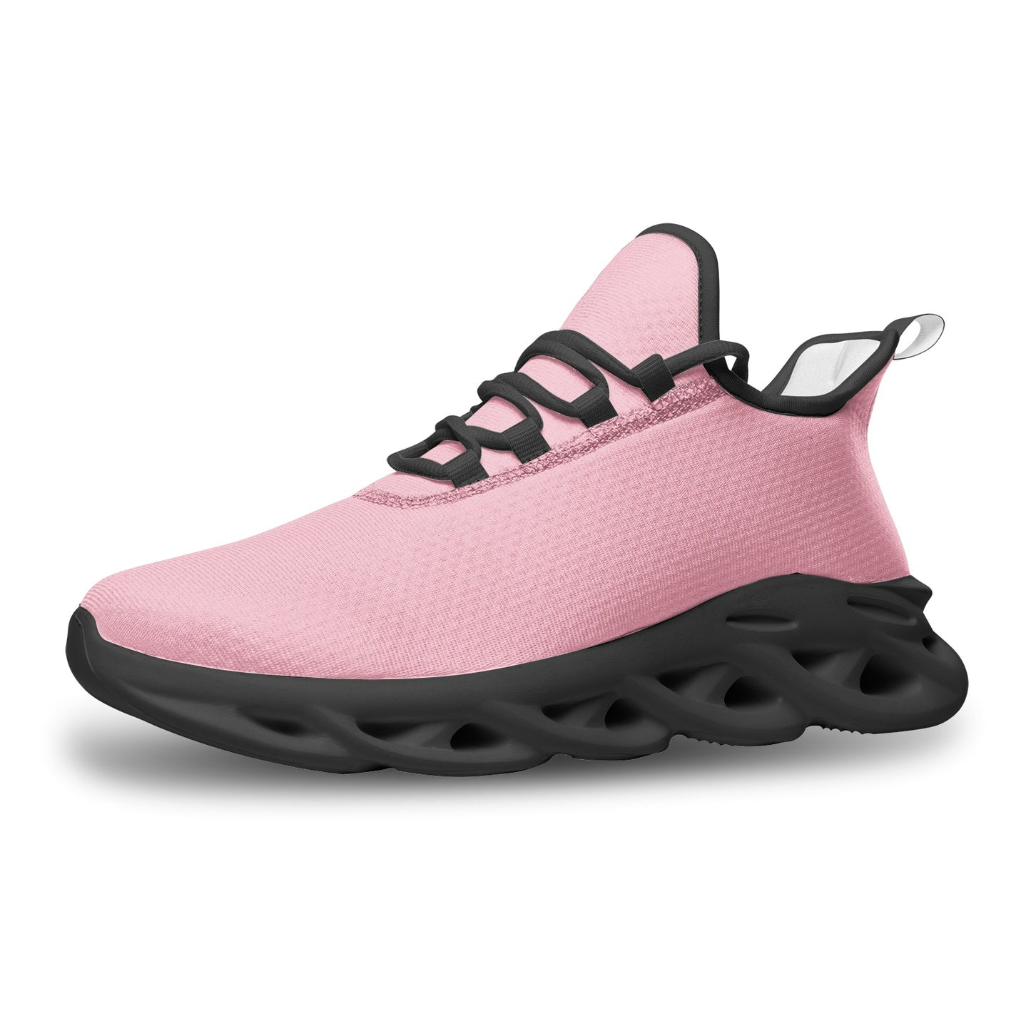 Experience ultimate comfort and style with our Unisex Casual Pink Bounce Mesh Knit Sneakers. The breathable mesh knit design provides a perfect fit while the vibrant pink color adds a touch of fun. Perfect for any occasion, these sneakers will keep you bouncing through your day!